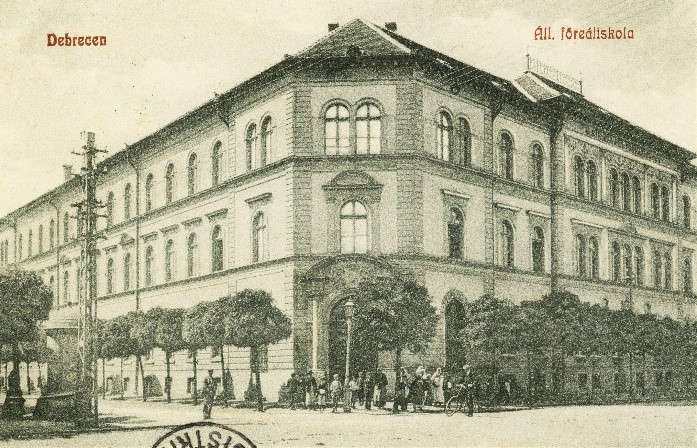 A reáliskola épülete 1911-ben