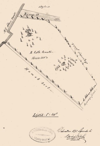 Berényi Gábor temetőtérképe (1893)
