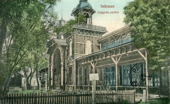 A Dobos-pavilon egy képeslapon