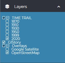 layers menu